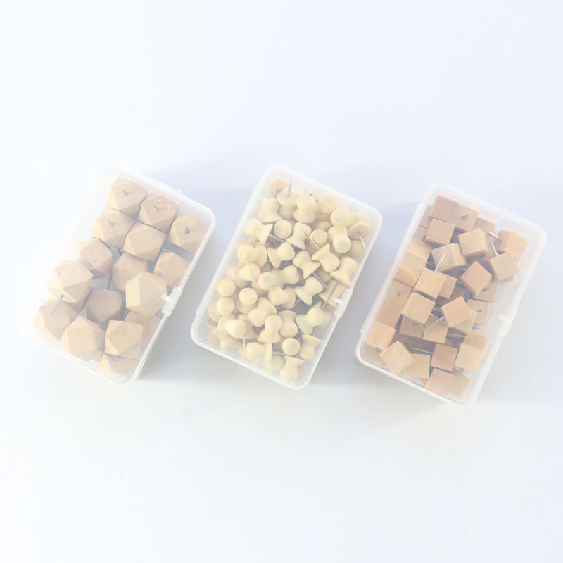 Классические деревянные офисные школьные украшения safty label Push шпильки/humbtack, 18 шт./50 шт./100 шт./пакеты