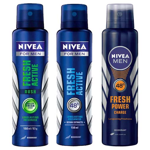 Для NIVEA MEN 150 мл свежий мощный дезодорант
