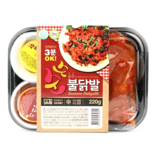 Soonsoo микроволновая печь, горячее перемешивание, жареные куриные ножки, 3 минуты, 220 г