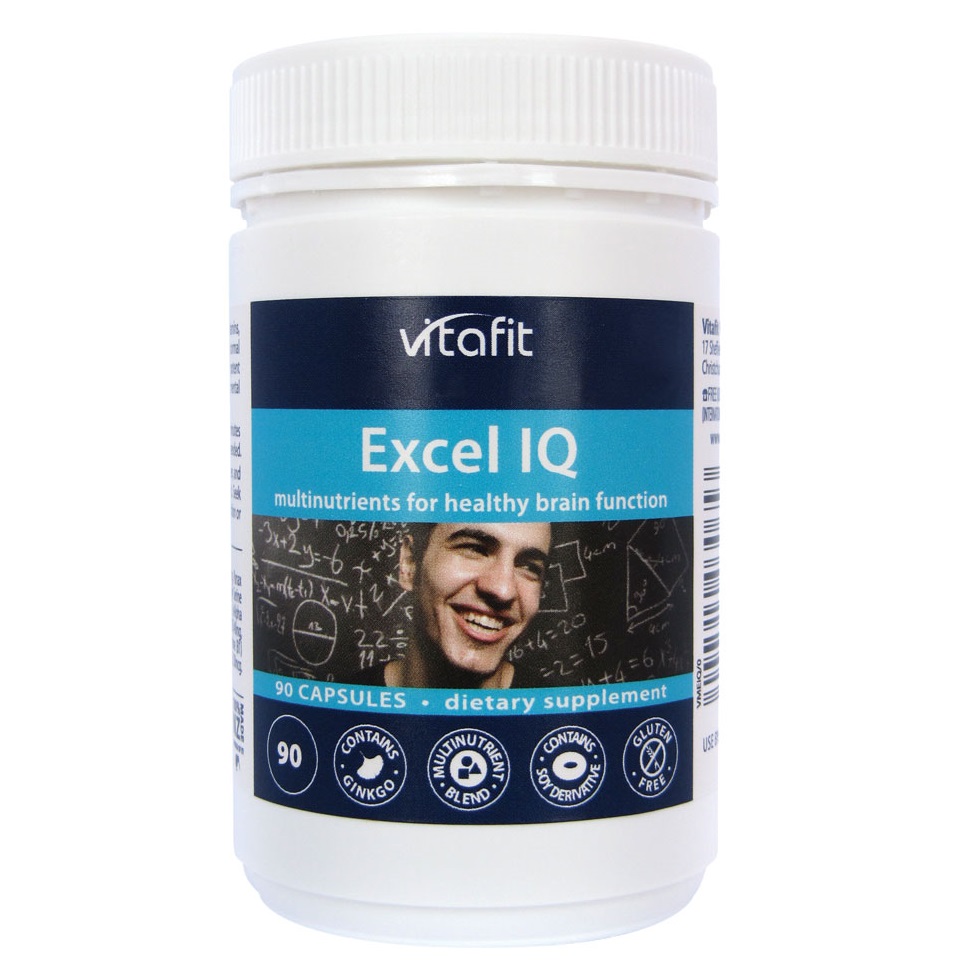 Vitafit Excel IQ | Поддержка здоровой активности мозга, памяти и обучения