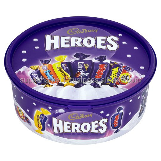 Миниатюрный шоколад Cadburys Heroes, сделано в Великобритании-660 г