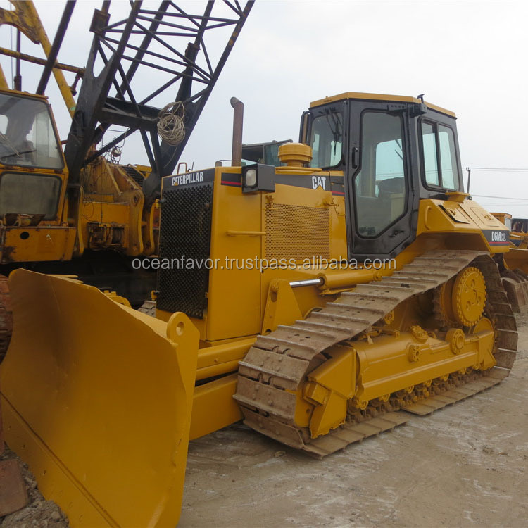 Низкая цена Caterpillar D6M гусеничный бульдозер по доступной цене б/у D6M кошка гусеничный бульдозер в Шанхае