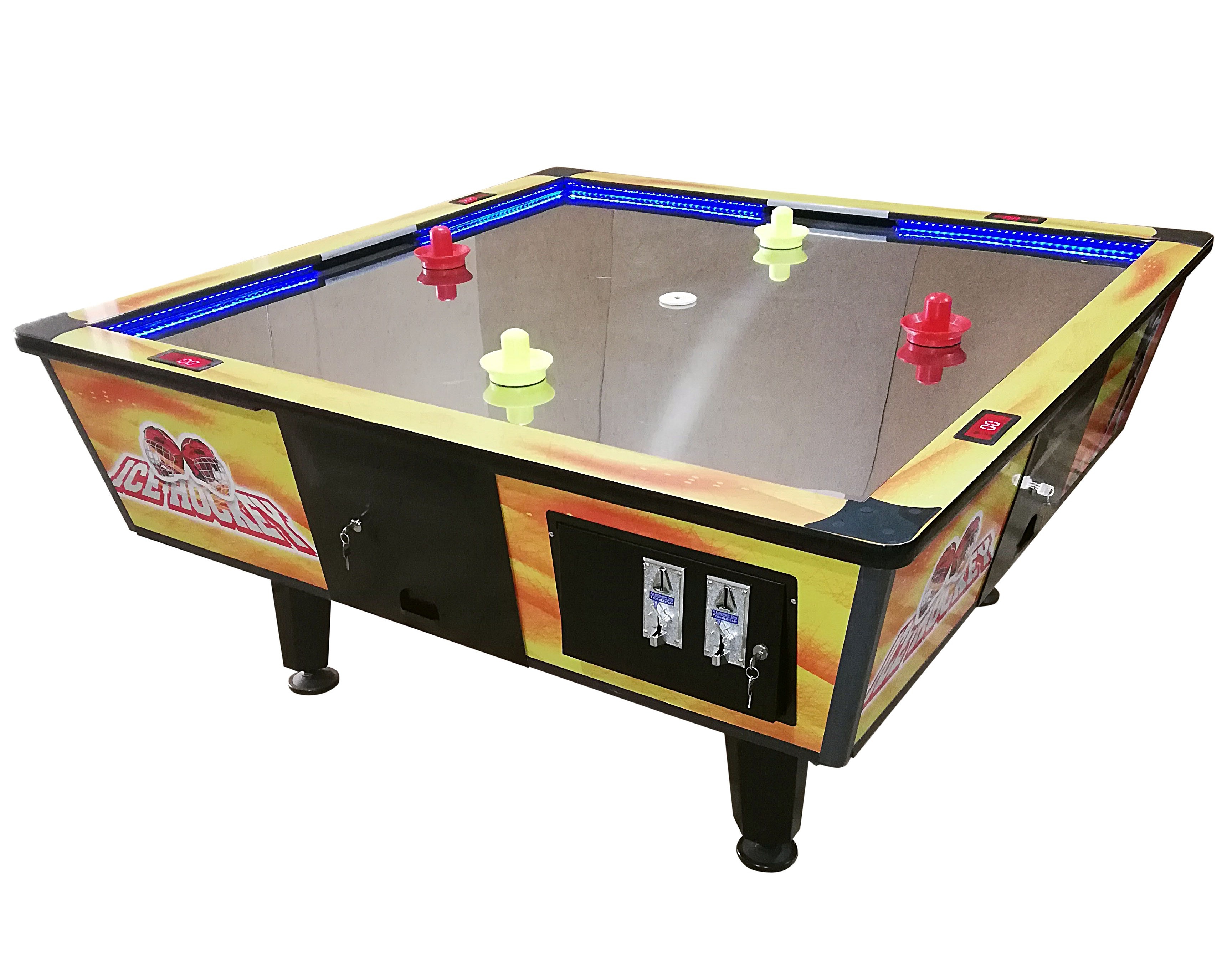 Игровой автомат с монетами для воздушного хоккея и аркадных игр, 4 игрока