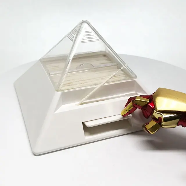 (white) plastic tableware toothpick pyramid holder
