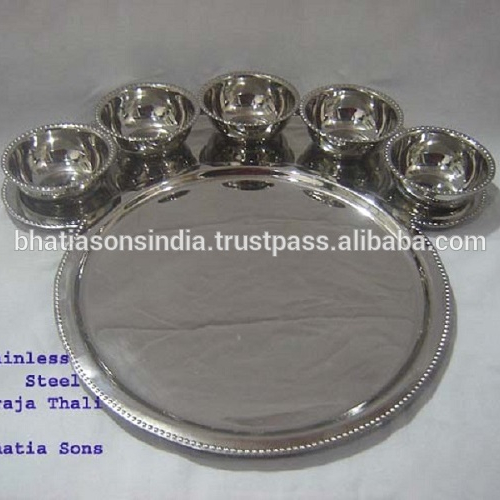 Индийский набор Thali из нержавеющей стали