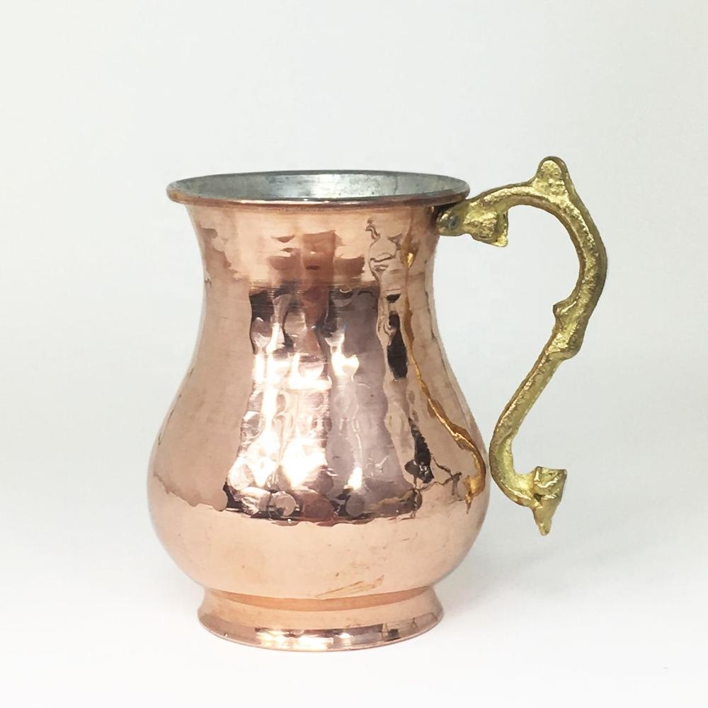 Турецкий Медный Кувшин ручной работы, кружка, кувшин для сервировки Ayran, вода, безалкогольный напиток