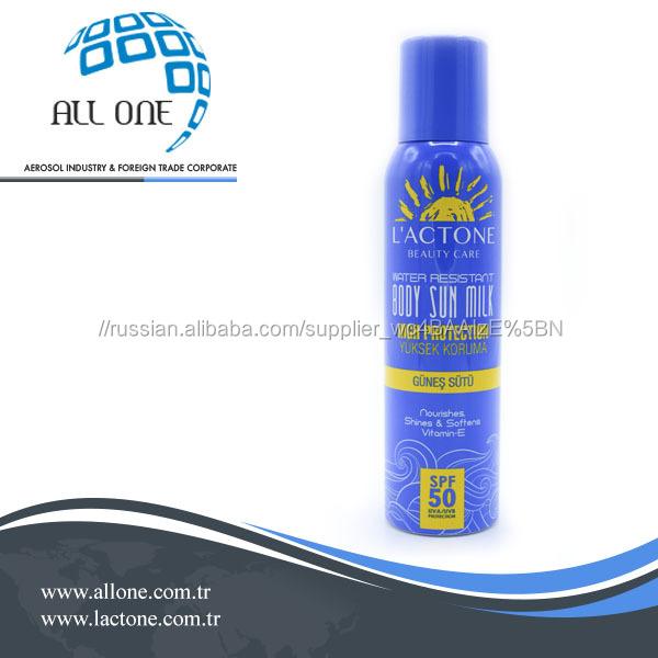 Солнцезащитная молоко пена для загара Lactone 50 SPF 150 мл
