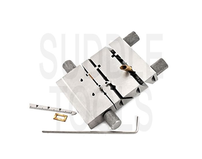 WATCH BAND JOINT MITER CUTTER JIG VISE CHENIER CLAMPS SCHARNIERKALIBER SCHARNIERABSCHNEIDER PROFILE CUTTER