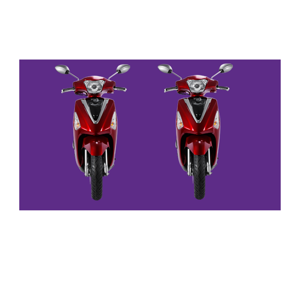 Высококачественный газовый скутер марки Yamahv 125 куб. См (Acruzov Deluxe _ красный)