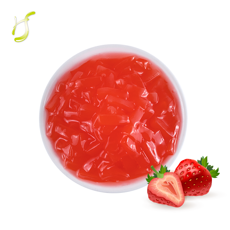 Тайвань клубника вкус желе для пузырь молоко чай