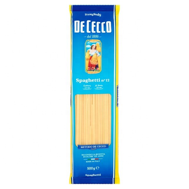 De Cecco спагетти N. 12 / 500 gm, Сделано в Италии