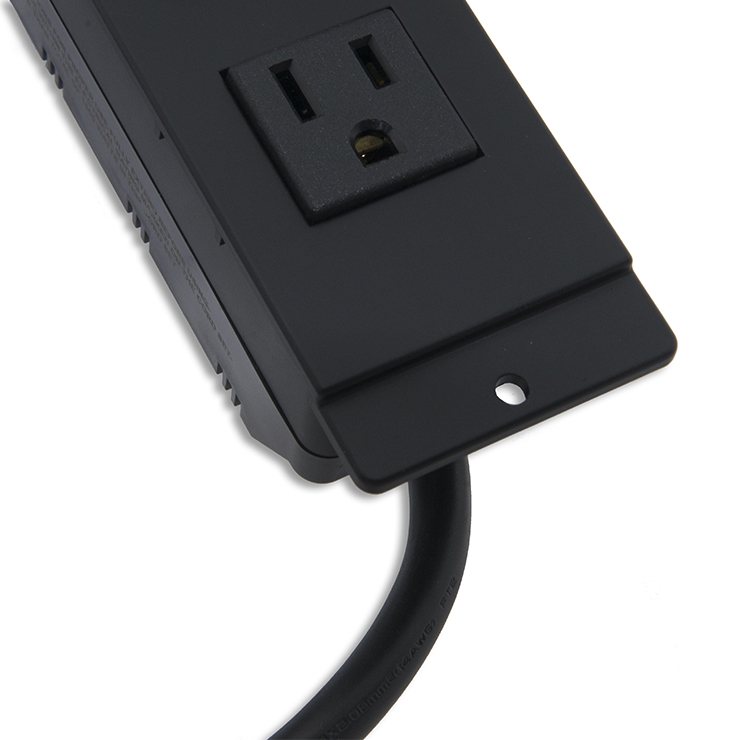 Встраиваемая настольная розетка Power Strip с 2 розетками AC USB