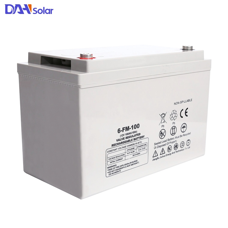 Высококачественная гелевая Agm батарея 2V 1000AH 12V 24V 48V 100AH 100 AH солнечная батарея