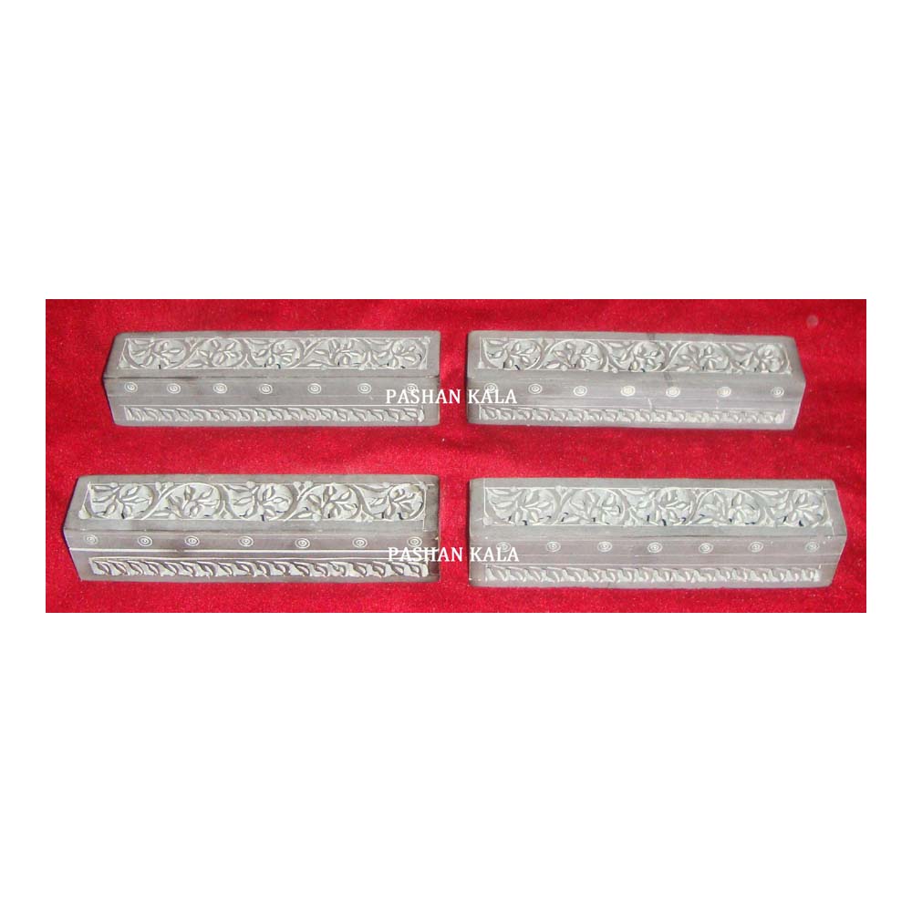 Home Decorative Soapstone Incense Box & Case