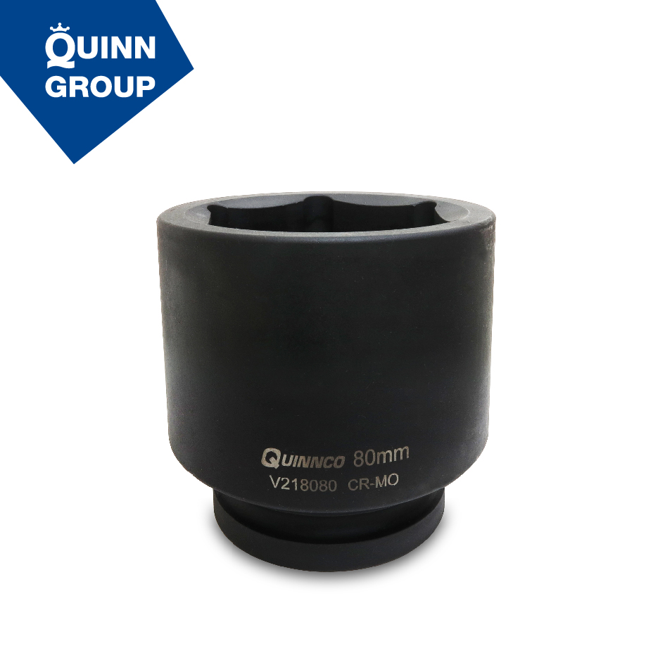 Quinnco 1-1/2" Drive Size Impact Metric Sockets For Auto Repair