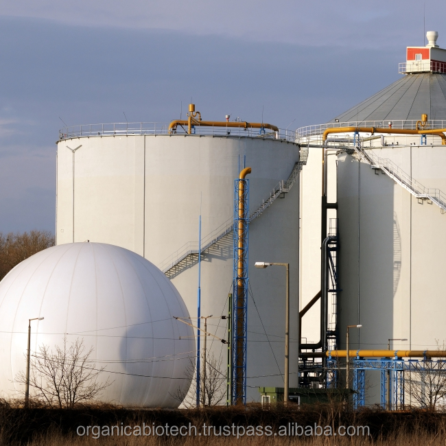 Производство биогаза с помощью специализированных анаэробных бактерий из камеры сточных вод