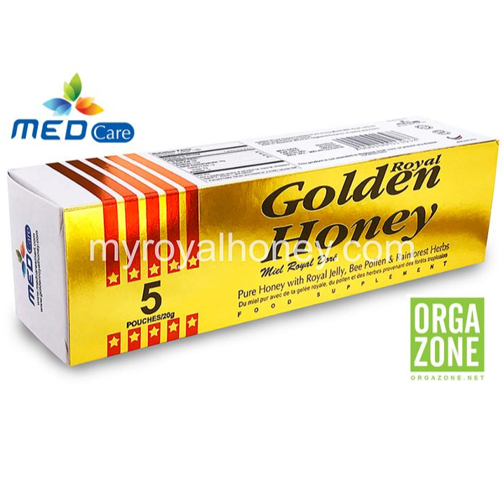 Оригинальный Золотой медовый 5 мешочек 20 г для него 20 Г X 5 пакетиков Medcare Малайзия оптом оргазон
