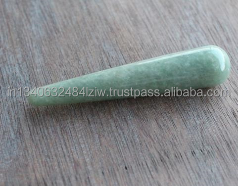 Green Aventurine Massage Wand : Wholesale Massage Wand