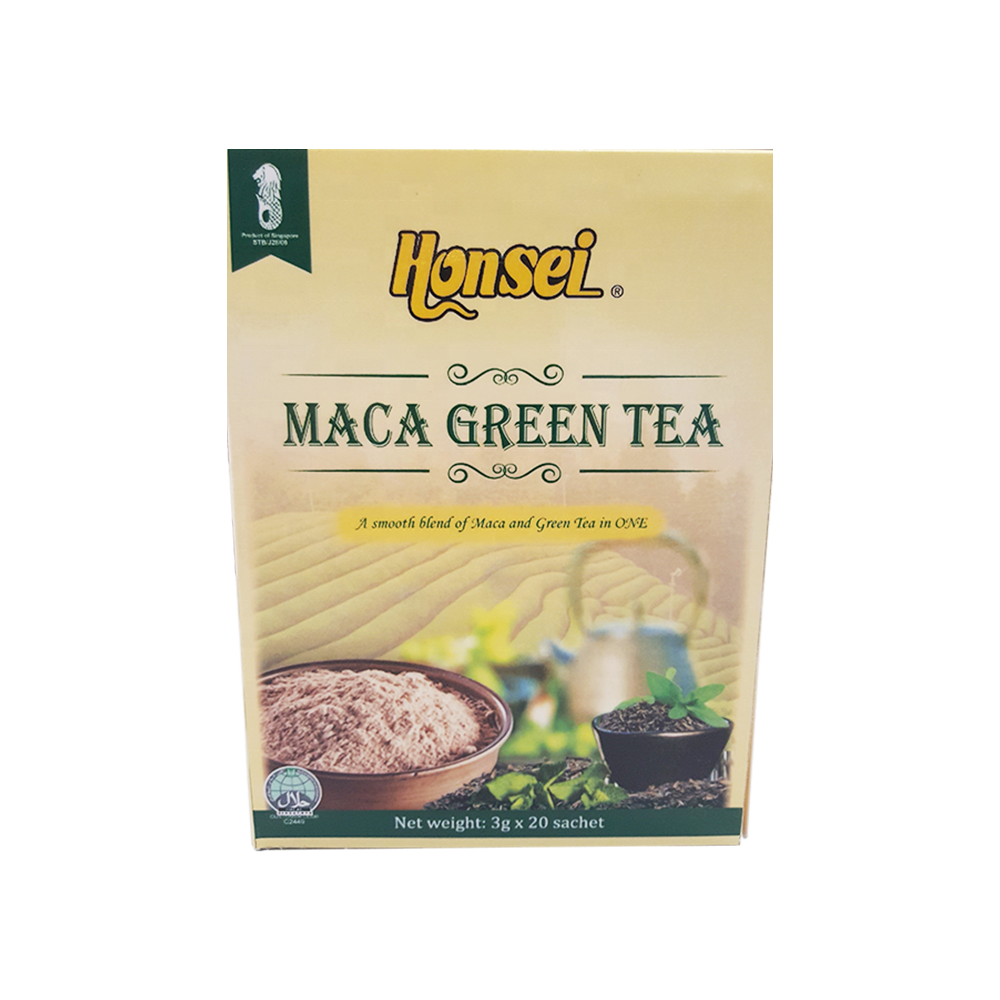 Лучший органический зеленый чай Honsei Maca