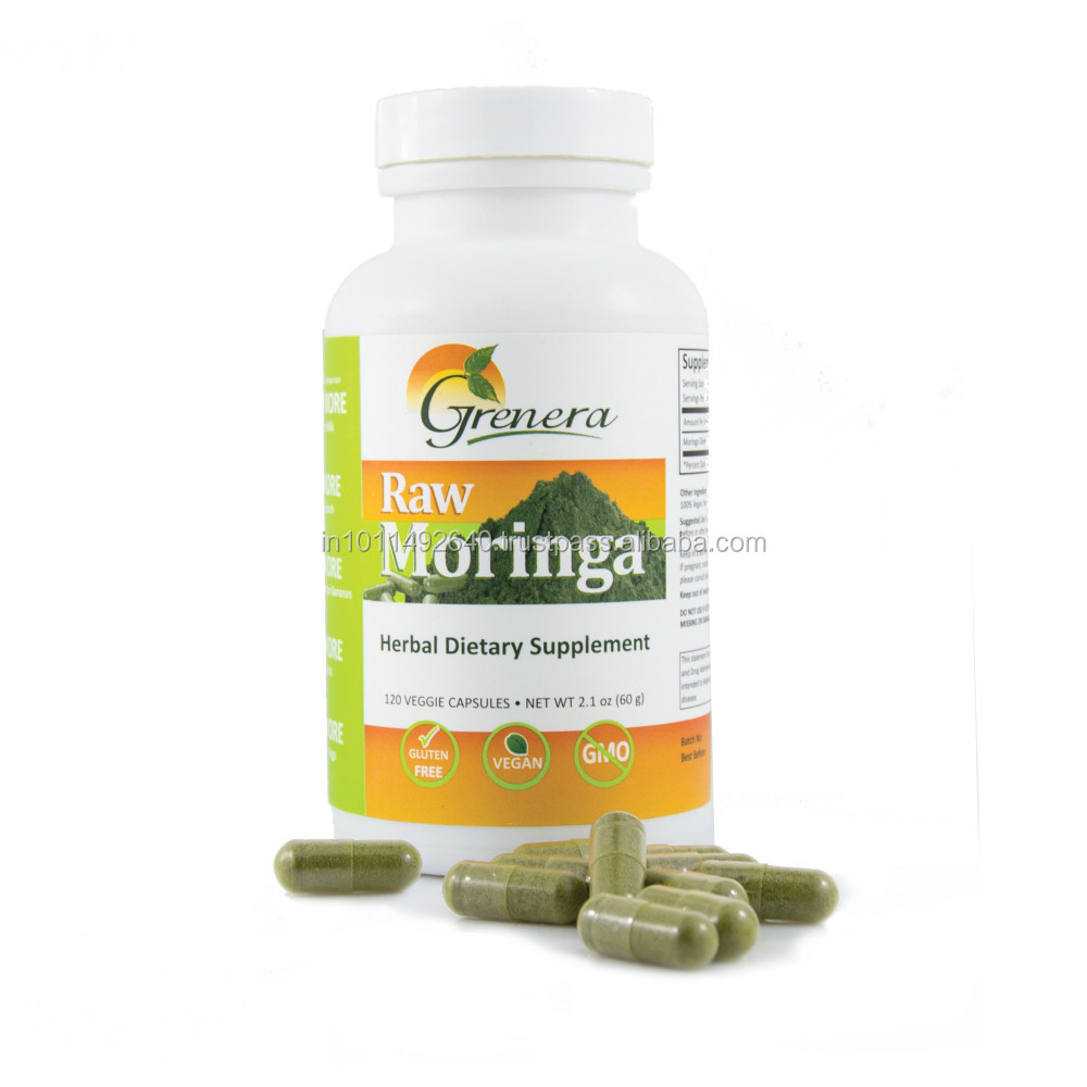 Органическая травяная добавка-капсулы для здоровья MORINGA