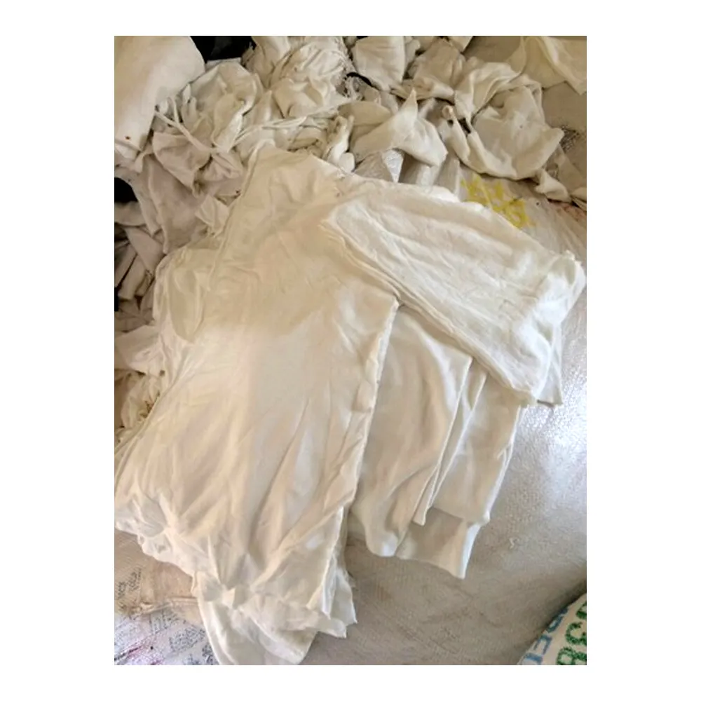 new cotton wiper rags in bales cleaning white cloth rags for sale
