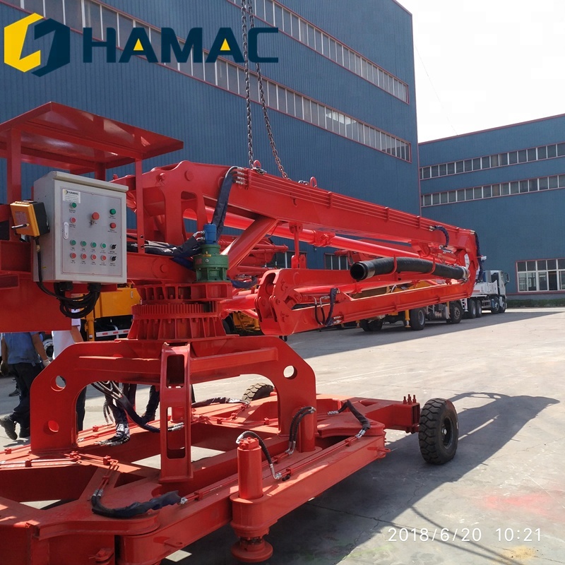 Высококачественная строительная машина HAMAC Мобильная гидравлическая бетонная установка бум