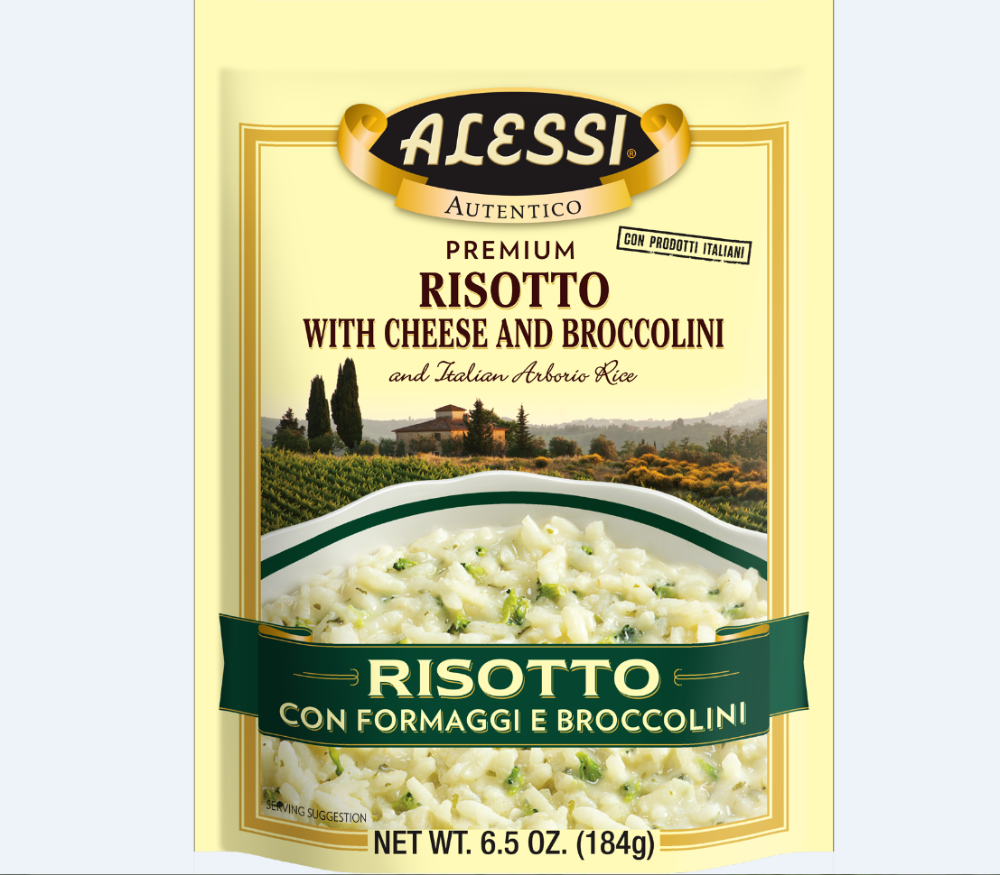 Alessi мгновенный рис Упакованные блюда вкус Brocollini ризотто