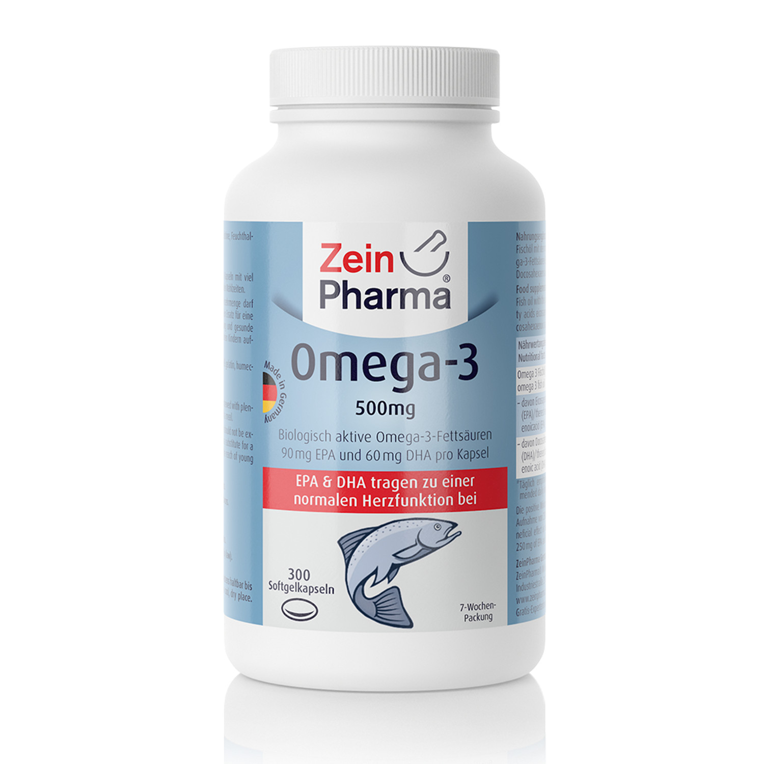 ZeinPharma Omega-3 Fish oil Capsule (140x 1000 mg) Healthy supplement