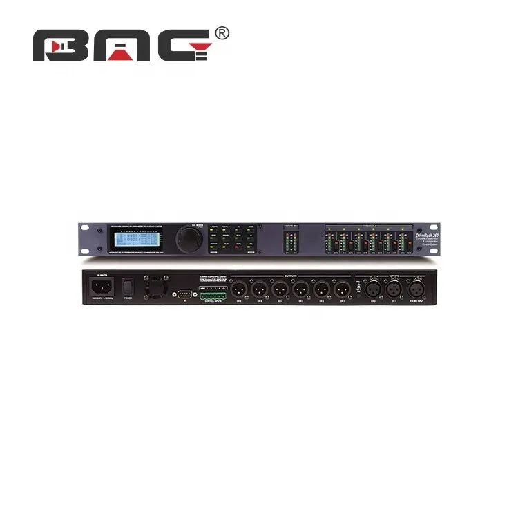 Оптовая продажа, высококачественный процессор сигнала dbx DriveRack 260 2x6 для системы управления громкоговорителями 2x6 с дисплеем