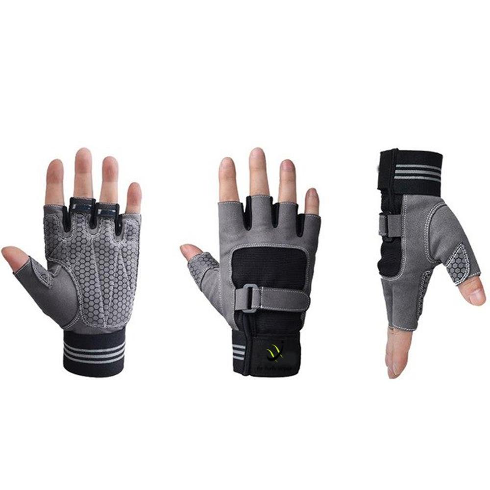 Durable Popular Weight Lifting Gloves Gymnastic Weightlifting Leather Barbell Gym Hand Grip