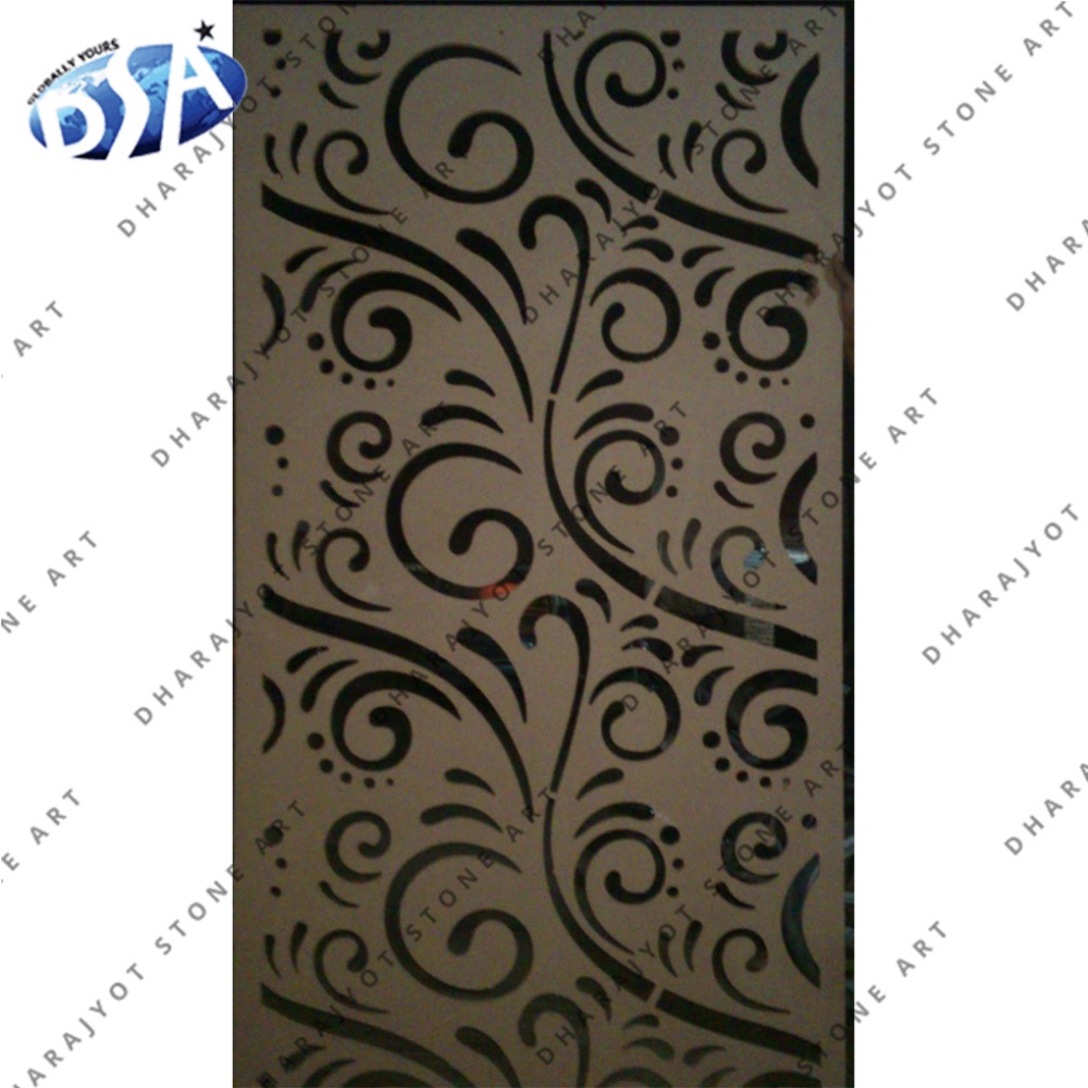 Мраморный коричневый mdf jali decor