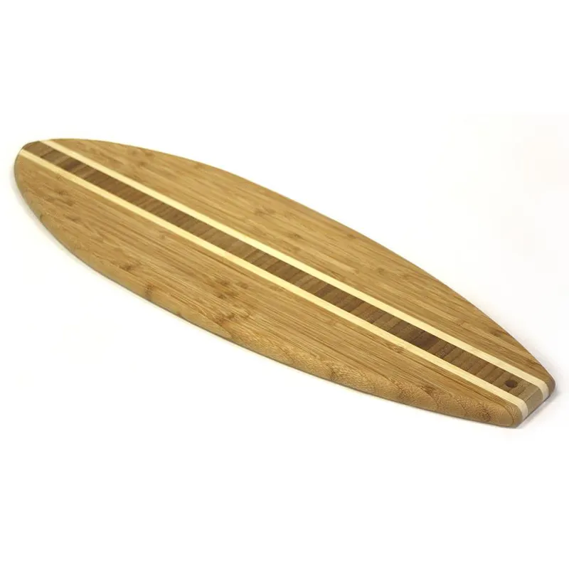 Planche a decouper Surf Cutting Board Wood Tray Bulk Wooden Chopping Boards Surfboard Shaped Organic Bamboo Food Serving Tray