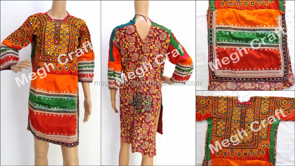 Afghan kuchi ethnic dress - vintage Afghani Mirror Work Tunic - Afghan tunic -Kuchi ethnic -tribal dress -Afghan Vintage Tunic