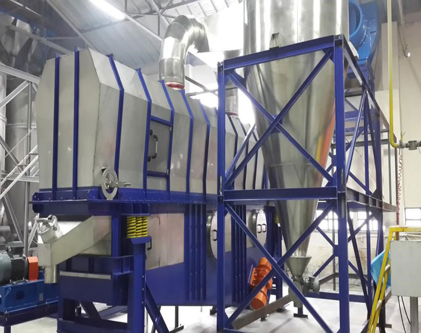 FLUIDIZED BED DRYER for SALT PROCESSING