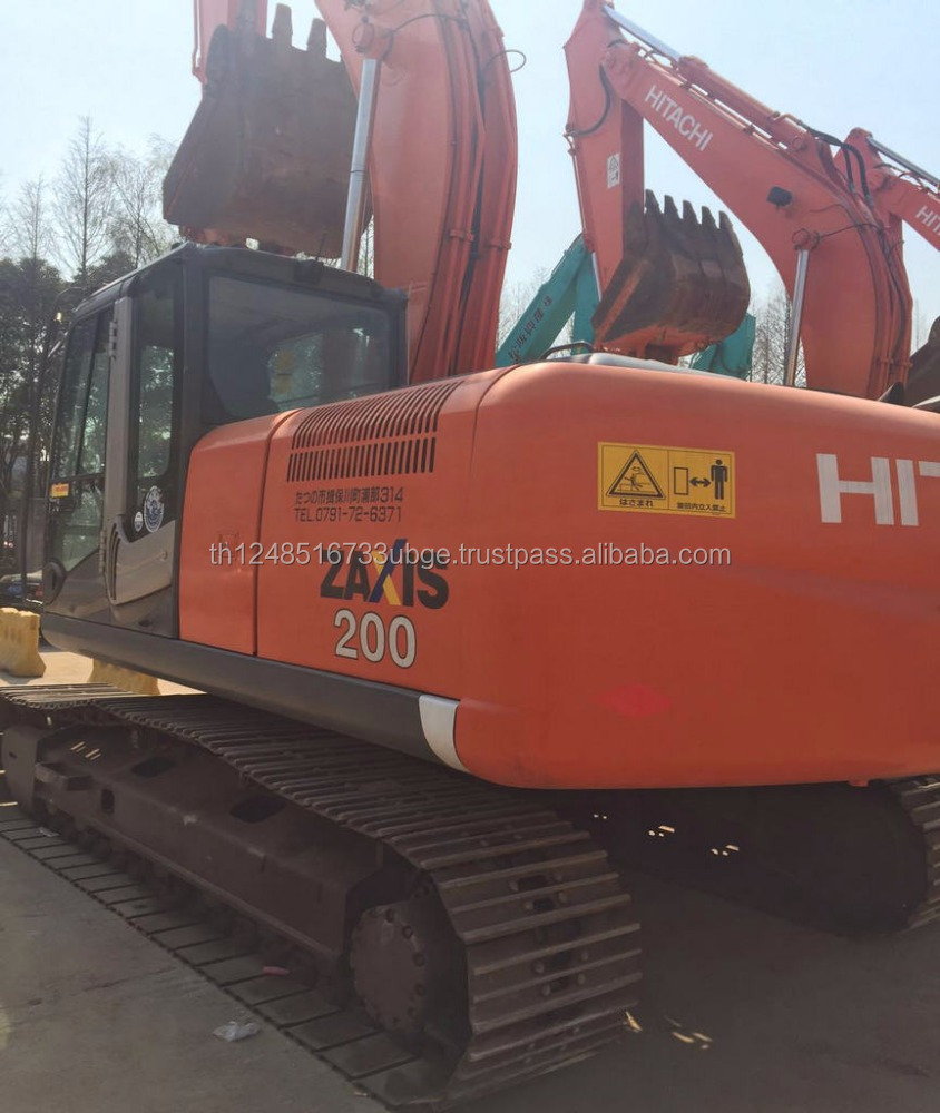 Б/у высококачественный Экскаватор hitachi zx200-3 с низкой ценой и высоким качеством в Шанхае
