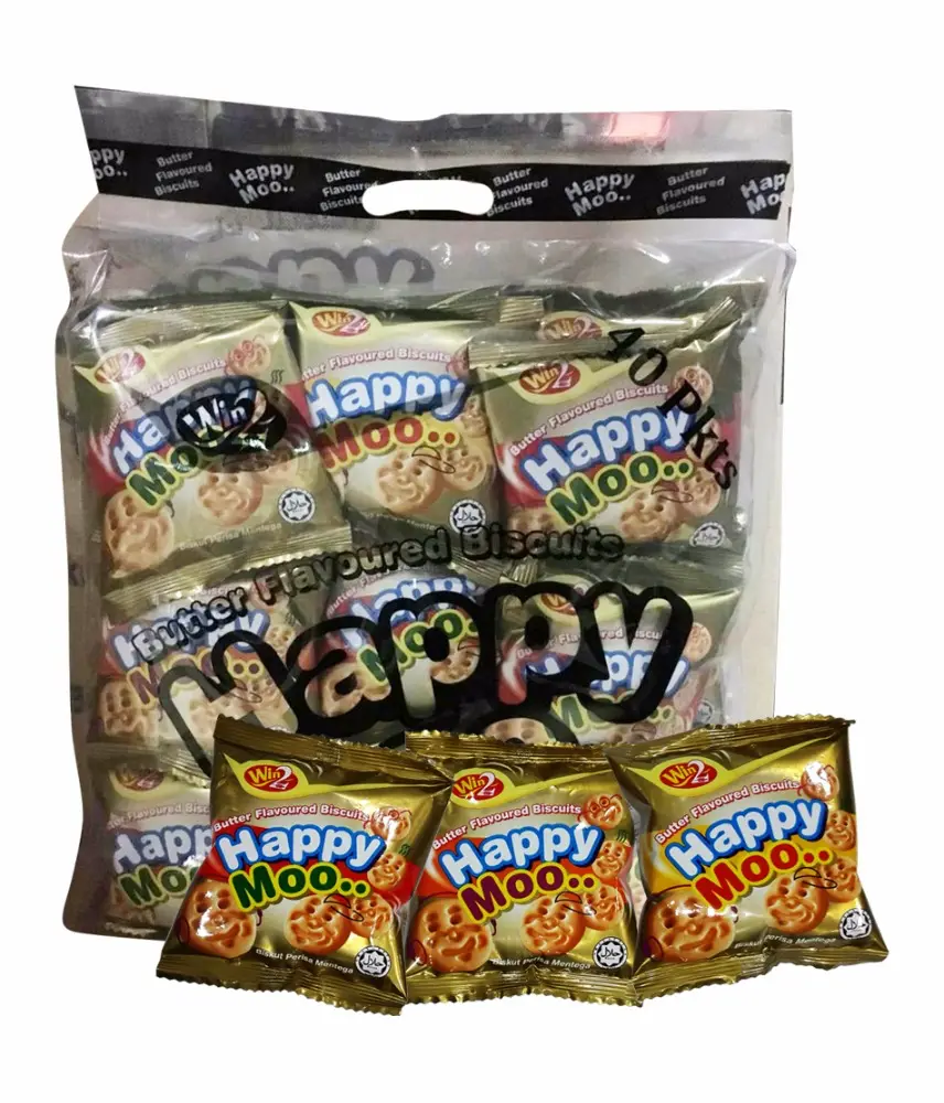 Win2 Happy Moo Biscuits Butter Flavour 480g