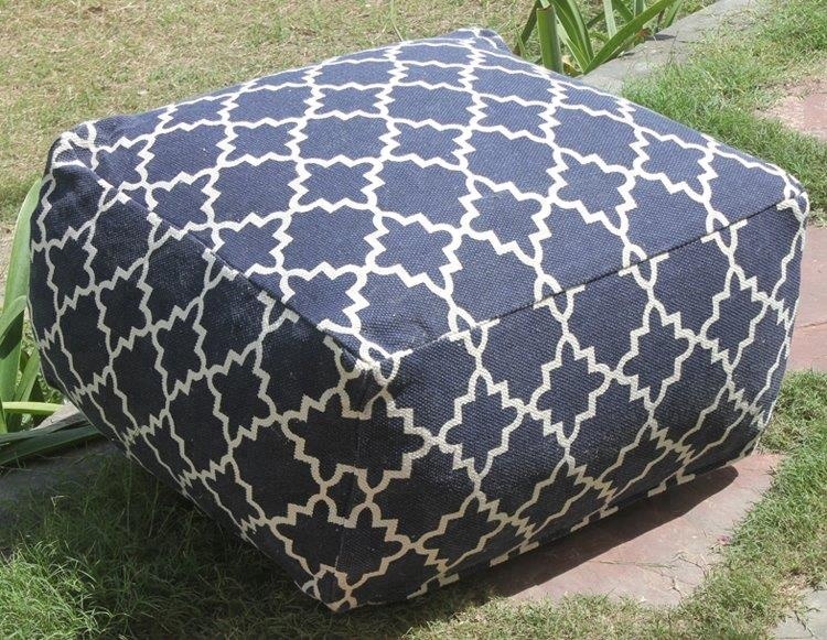 Woven Indoor & Outdoor Poufs/ Ottoman