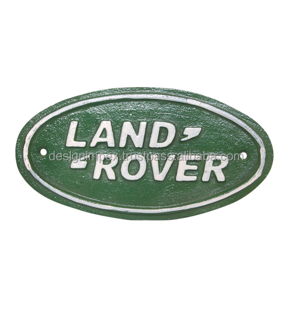 Чугунный знак «LAND ROVER»