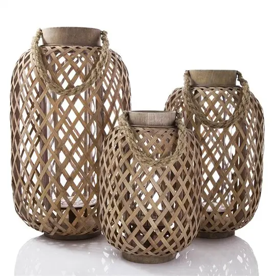 Hot deals high quality lamp cover bamboo lantern 100% handmade craft vietnam wholesale