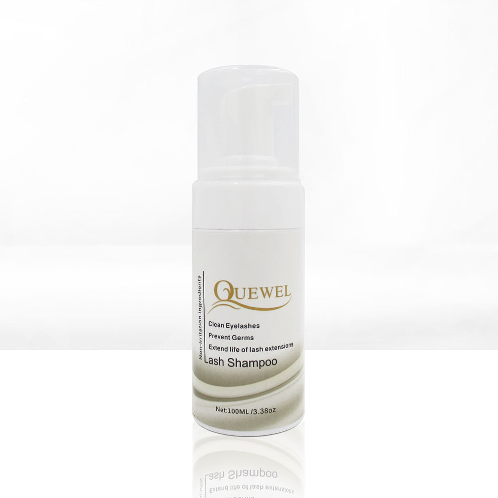 Wholesale Foam Lash Cleanser, Custom Transparent Plastic Lash Shampoo, Private Label False Eyelash Cleaner