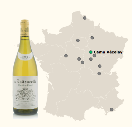 Высококачественное французское красное вино chardonnay, красное вино AOC Pouilly-Smoke Vin de полюса