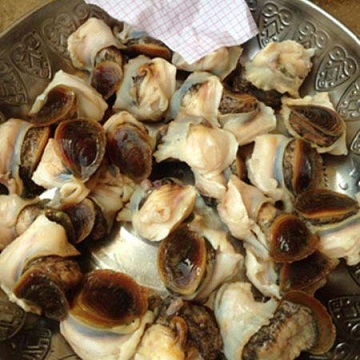 Замороженное мясо раковины, желтое мясо раковины