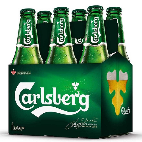 Бутылка для пива Carlsberg 4x500 мл