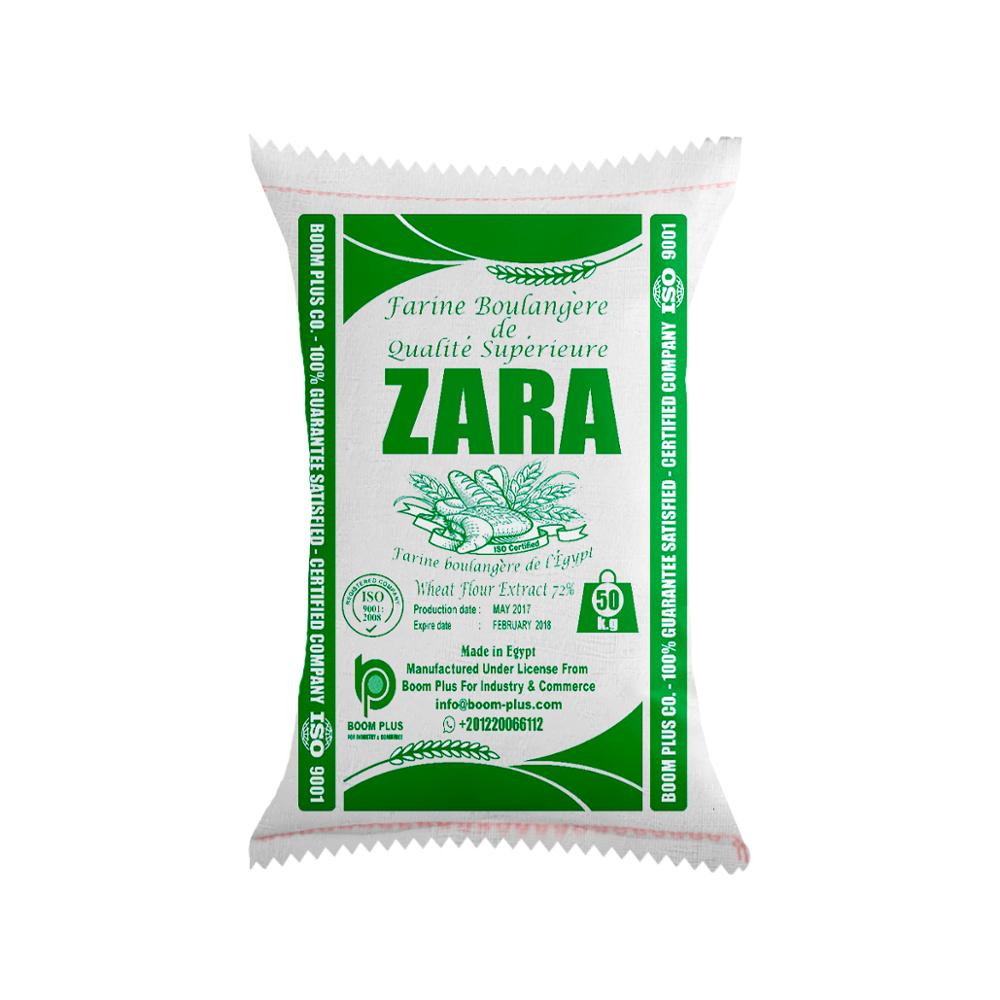 Premium Bread Wheat Flour 50 kg t55 Zara Brand Flour Egyptian Product Atta Chakki Gluten 32%