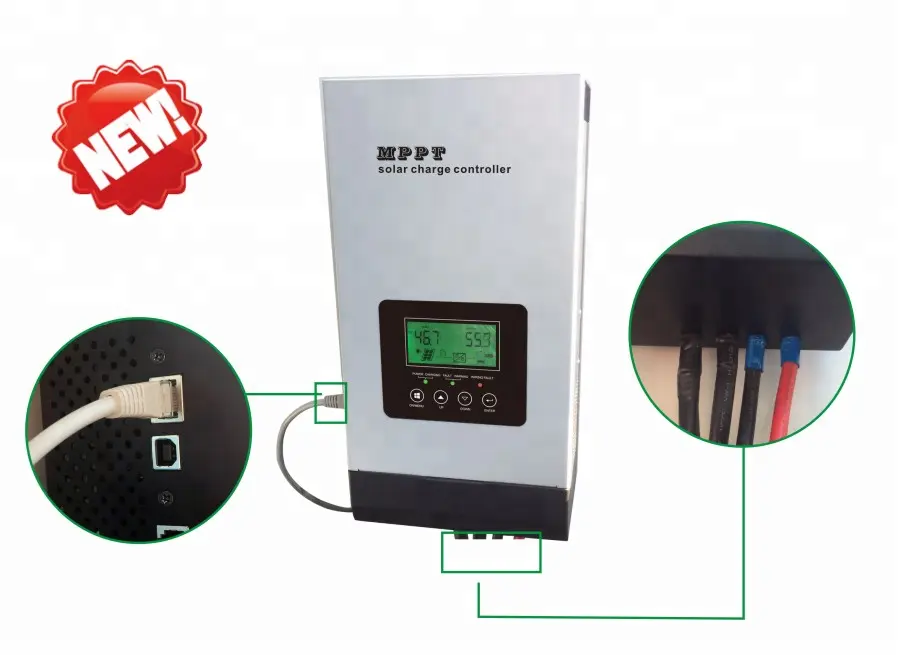 Charge Controller Solar 2018 Quality 60A 80A 100A MPPT Solar Charge Controller For 3KW 4KW 5KW 10KW 12KW Solar Panels System