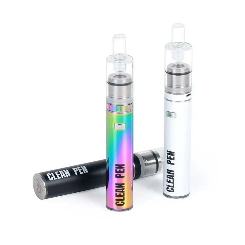 1111 New OEM E Cigarette Pure Clean Pen Rechargeable Battery Quartz Coil Wax Vape Pen Herbal Vaporizer Dry Herb CBD Oil Dab Rig