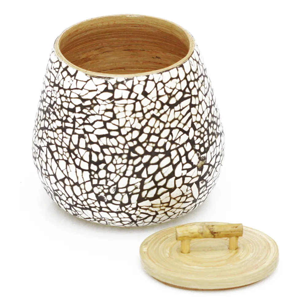 Hot deals spun bamboo planter cheap price for buying in large quantity