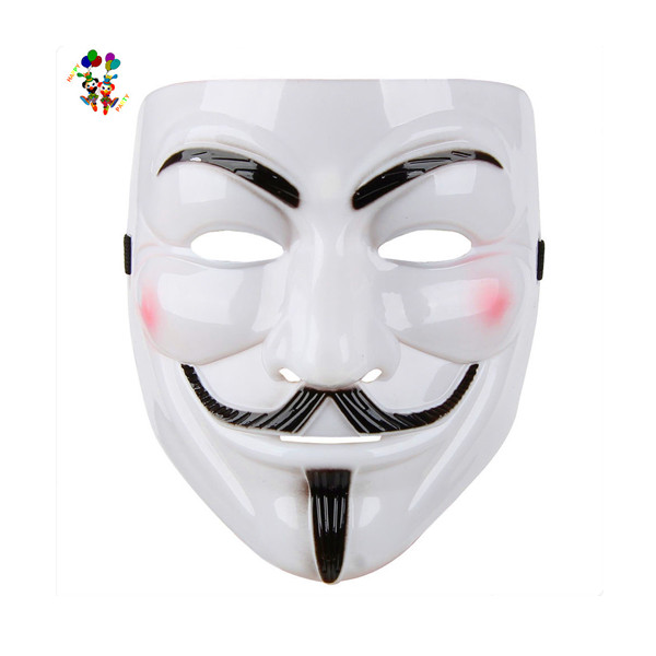 Дешевые пластиковые V for Vendetta»; Маскарадный костюм на вечеринку в честь Хэллоуина маски HPC-1521