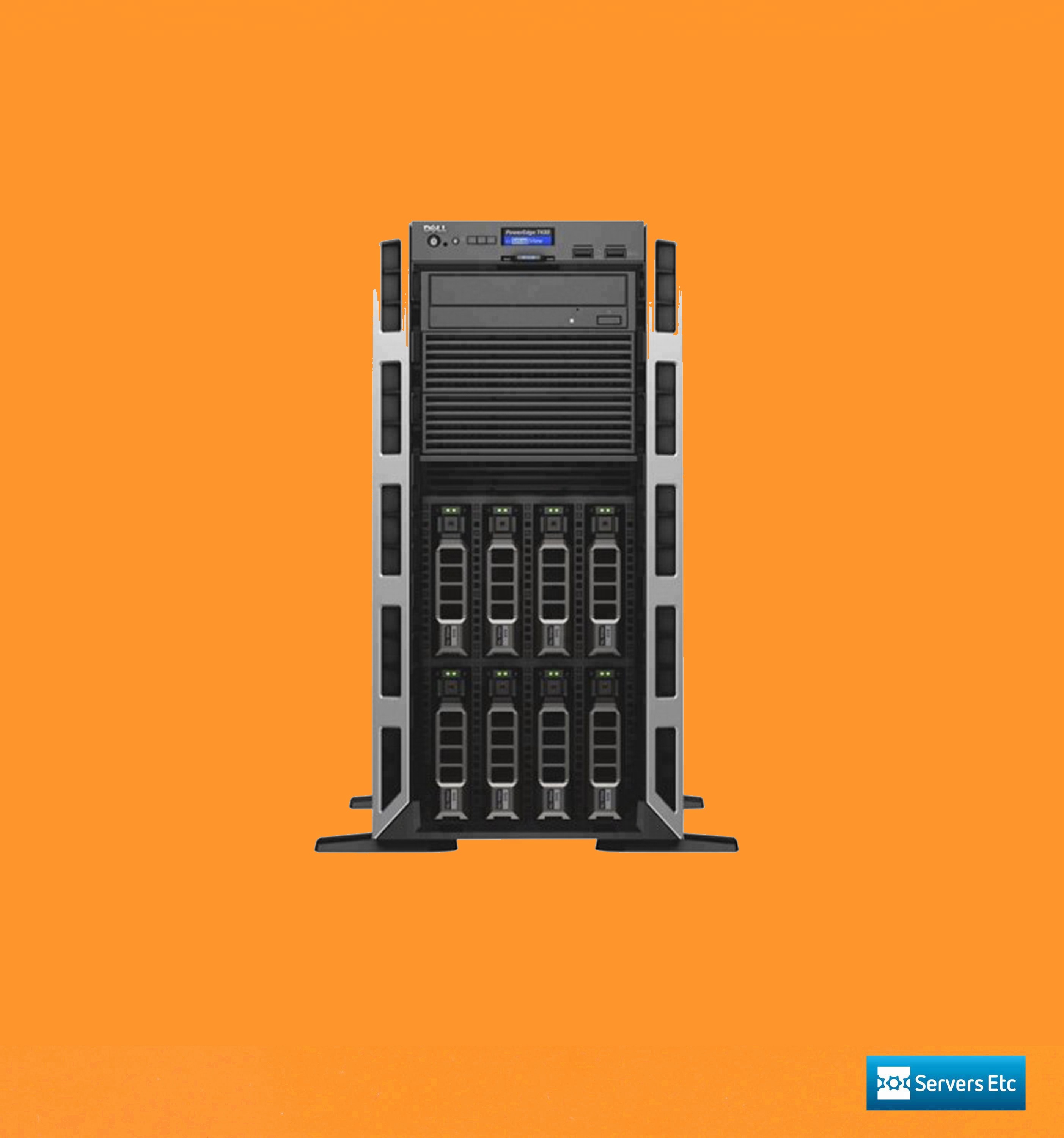 Для DELL POWEREDGE T430 1*8 CORE 2,10 GHZ E5-2620 V4 32GB 2*6 ТБ 7,2 K SAS H730P SERVER