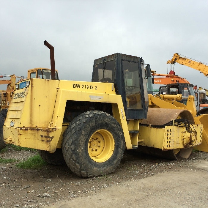 Дорожный каток почвы б/у bomag 219, гладкий барабанный дорожный каток на продажу